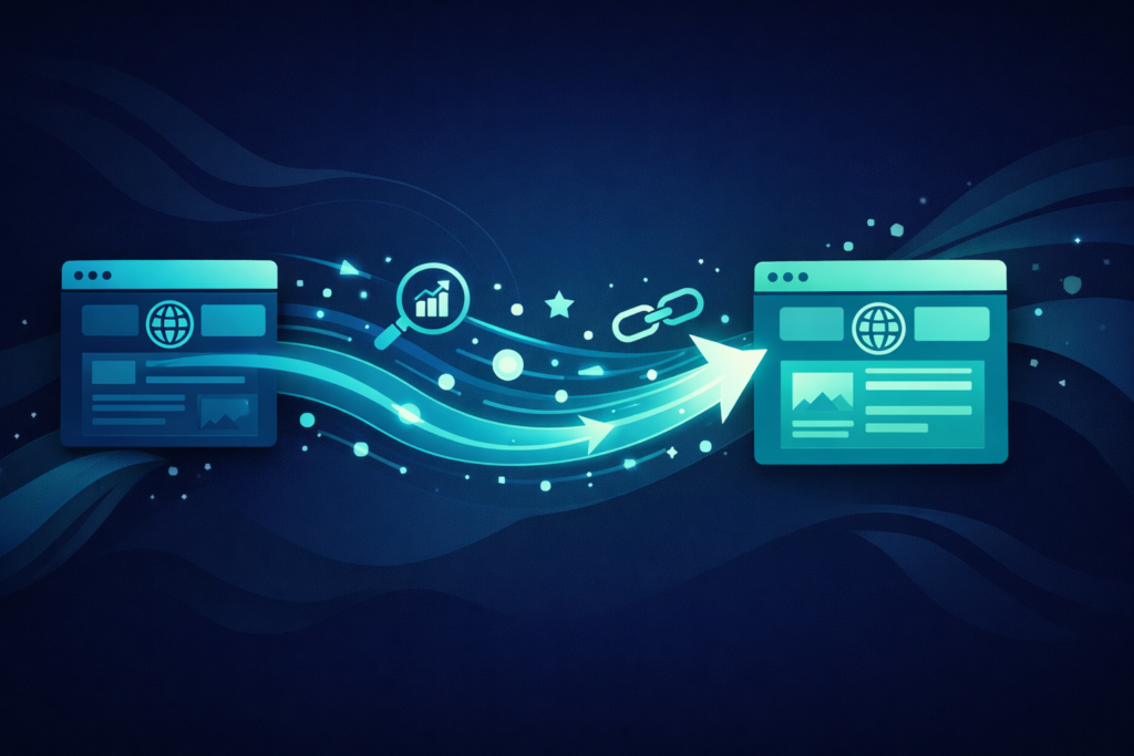 domain migration seo flow
