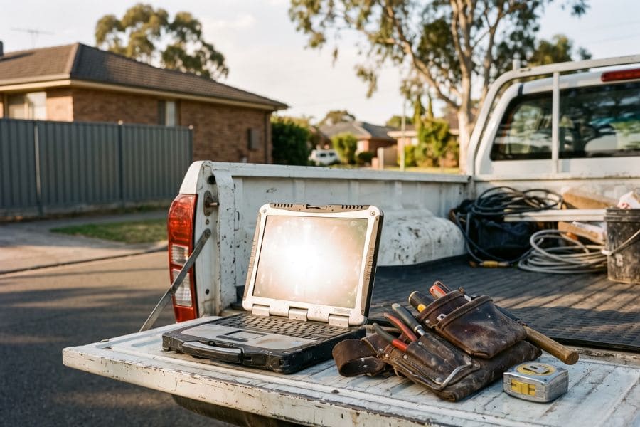 Tradie SEO Laptop Bring Digital Performance